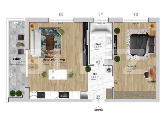 Apartament de vânzare 2 camere Floreşti - 61844AV | BLITZ Cluj-Napoca | Poza1