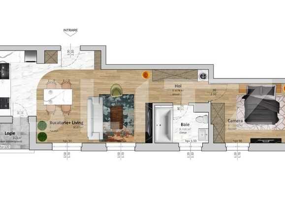 Apartament de vânzare 2 camere Floreşti - 61845AV | BLITZ Cluj-Napoca | Poza1