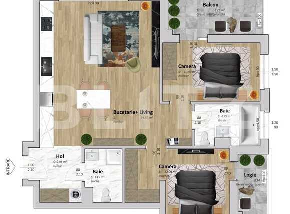 Apartament de vânzare 3 camere Floreşti - 61848AV | BLITZ Cluj-Napoca | Poza1