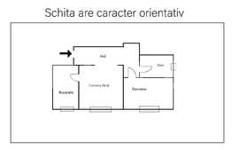 Apartament cu 2 camere, balcon, 57.3 mp zona Regal , Baciu 