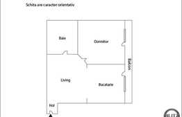 Apartament cu 2 camere, 54 mp plus 10 mp balcon, 2 parcari incluse