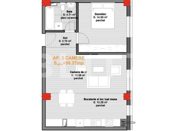Apartament de vânzare 2 camere Floreşti - 61946AV | BLITZ Cluj-Napoca | Poza1