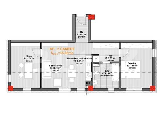 Apartament de vânzare 3 camere Floreşti - 61948AV | BLITZ Cluj-Napoca | Poza1