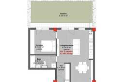 Vanzare 2 camere, 51.83 mp, GRADINA de 34.13 mp!