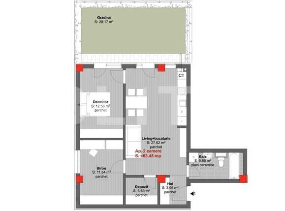 Apartament de vânzare 3 camere Floreşti - 61958AV | BLITZ Cluj-Napoca | Poza1