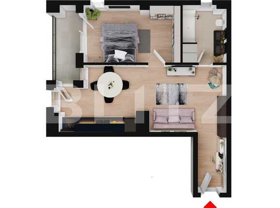 Apartament de vânzare 2 camere Manastur - 61975AV | BLITZ Cluj-Napoca | Poza5