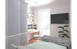 Apartament 3 camere , 2 bai 78.48mp, semifinisat zona Vivo