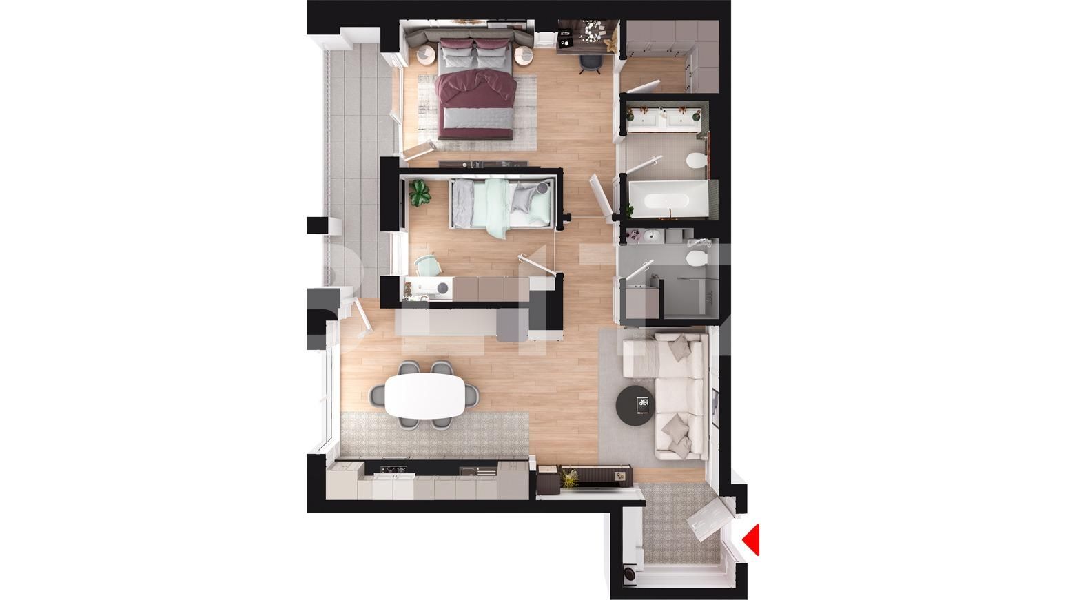 Apartament de vânzare 3 camere Manastur - 61978AV | BLITZ Cluj-Napoca | Poza7