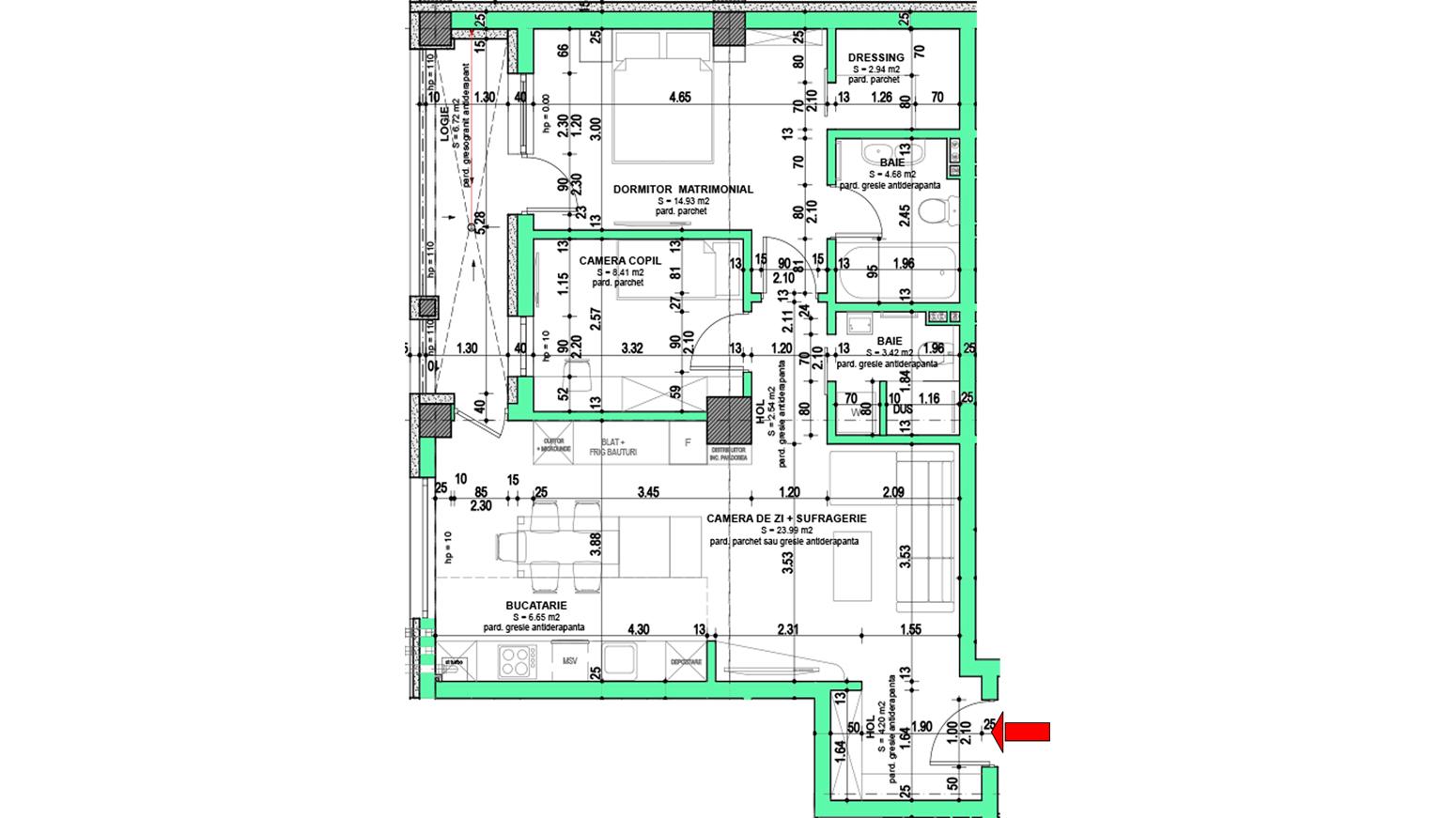 Apartament de vânzare 3 camere Manastur - 61978AV | BLITZ Cluj-Napoca | Poza1