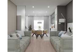 Apartament 3 camere , 2 bai, 84,67mp semifinisat, orientare S-V