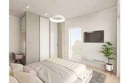 Apartament 3 camere , 2 bai, 84,67mp semifinisat, orientare S-V