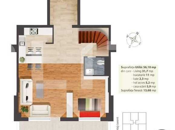 Apartament de vânzare 3 camere Marasti - 620AV | BLITZ Cluj-Napoca | Poza10