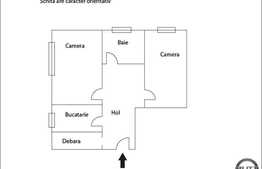 De vanzare 2 camere decomandate, 52 mp, zona Interservisan. Boxa inclusa!