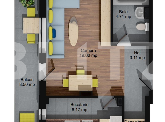 Garsonieră de vânzare Baciu - 62099AV | BLITZ Cluj-Napoca | Poza8