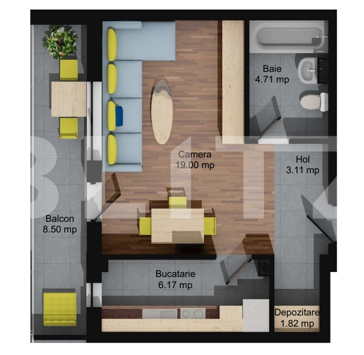 Garsonieră de vânzare Baciu - 62099AV | BLITZ Cluj-Napoca | Poza8