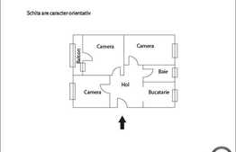 De vanzare apartament 3 camere decomandate, 65 mp, zona strazii Campului