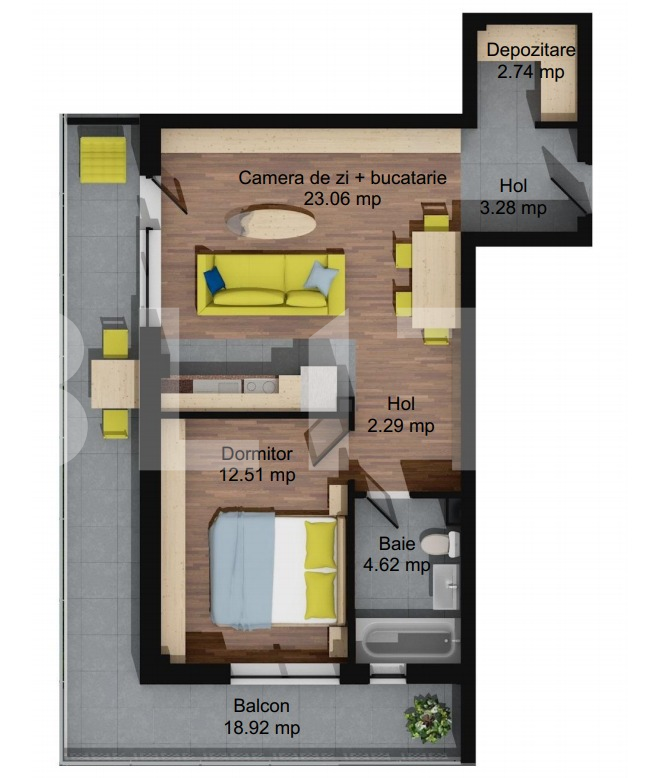 Apartament de vânzare 2 camere Baciu - 62101AV | BLITZ Cluj-Napoca | Poza8