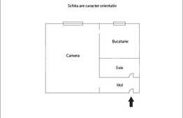 Garsoniera pe etaj intermediar, zona Casa Piratilor!