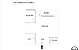 De vanzare garsoniera, 28 mp, zona strazii Parang