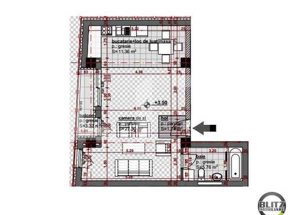 Garsonieră de vânzare Central - 6221AV | BLITZ Cluj-Napoca | Poza1