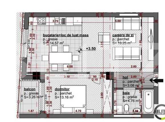 Apartament de vânzare 2 camere Semicentral - 6229AV | BLITZ Cluj-Napoca | Poza2