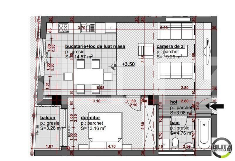 Apartament de vânzare 2 camere Semicentral - 6229AV | BLITZ Cluj-Napoca | Poza2