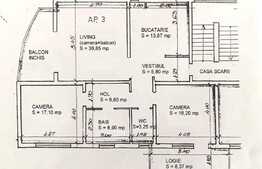 Apartament in imobil tip vila, 2 parcari, boxa, Orientare Sud