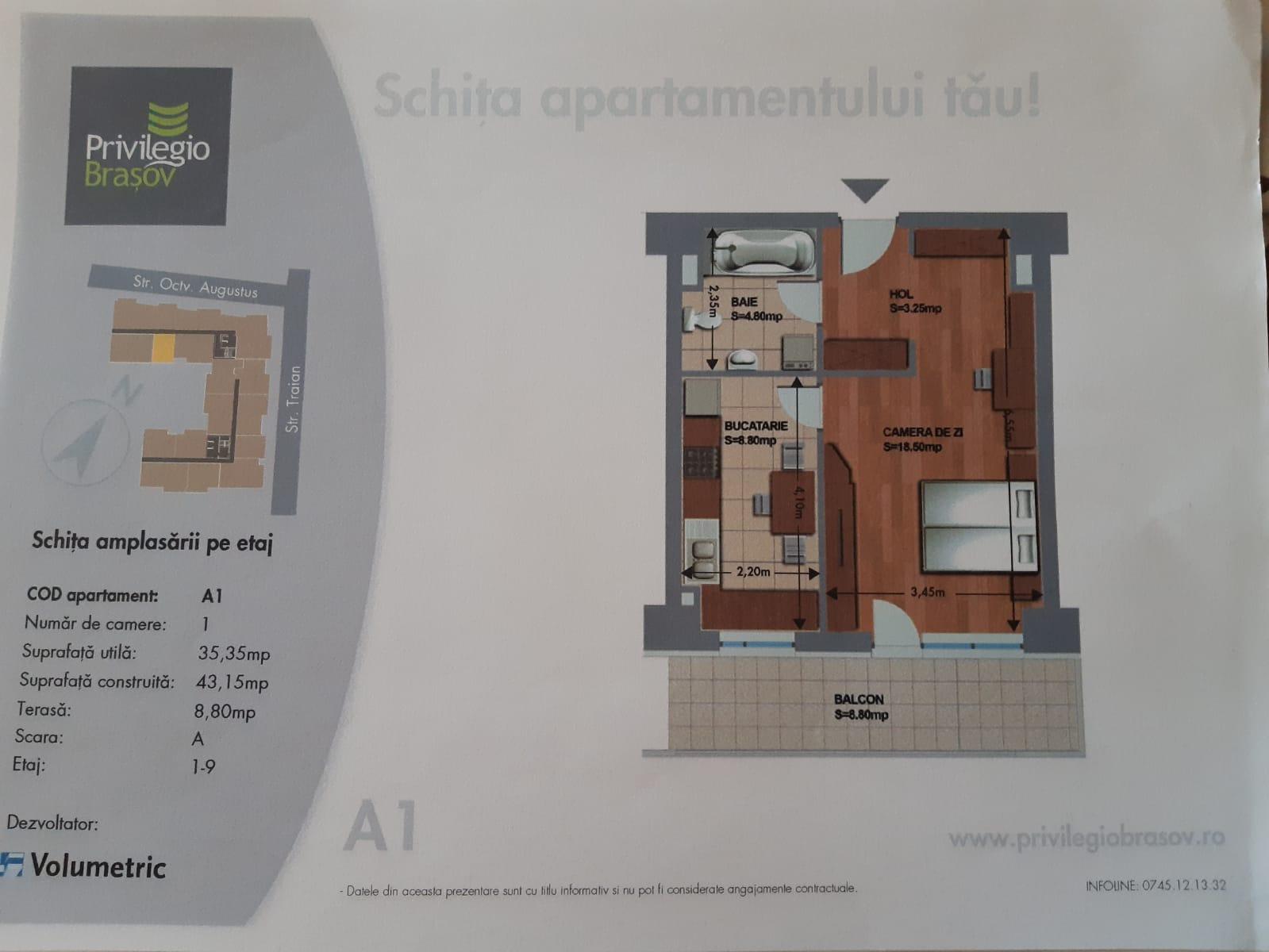 Garsonieră de vânzare Astra - 62299AV | BLITZ Brașov | Poza3