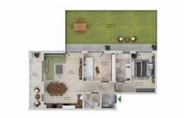 Exclusivitate BLITZ ! 3 camere, 91 mp, terasa, gradina 66 mp, boxa, parcare, orientare sudica, finisaje Premium