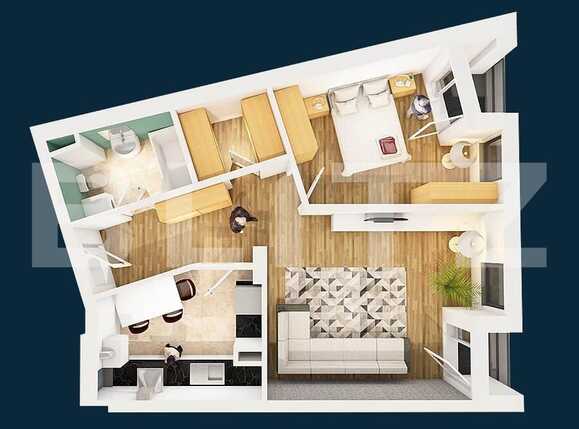 Apartament de vânzare 2 camere Central - 62409AV | BLITZ Cluj-Napoca | Poza1