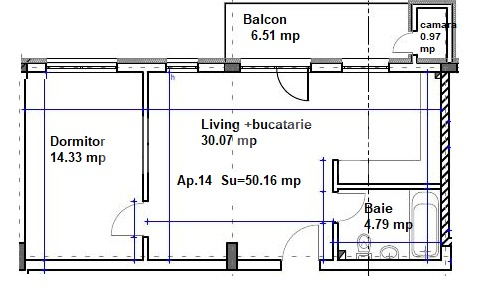 Apartament de vânzare 2 camere Floreşti - 62495AV | BLITZ Cluj-Napoca | Poza1