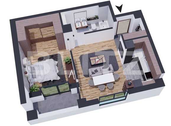 Apartament de vânzare 2 camere Manastur - 62544AV | BLITZ Cluj-Napoca | Poza1