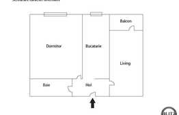 2 camere, 55 mp, partial mobilat, imobil nou, zona strazii Buna Ziua!