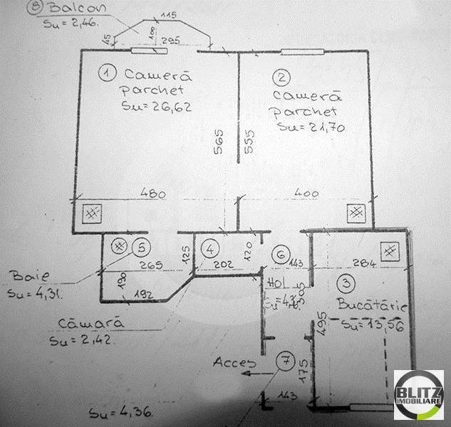 Apartament de vânzare 2 camere Central - 6258AV | BLITZ Cluj-Napoca | Poza1