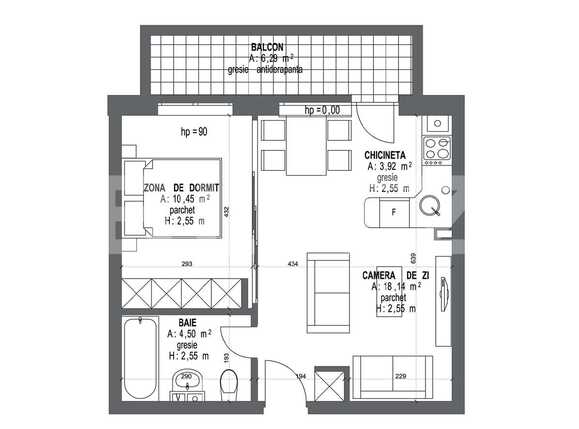 Garsonieră de vânzare Bartolomeu - 62680AV | BLITZ Brașov | Poza1
