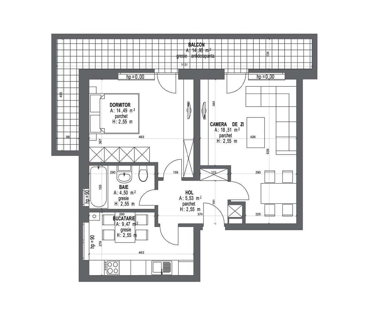 Apartament de vânzare 2 camere Bartolomeu - 62686AV | BLITZ Brașov | Poza1