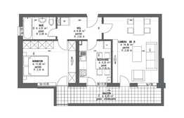Vanzare 2 camere, 52.42 mp utili, TERASA de 9.83 mp, finalizare 2022