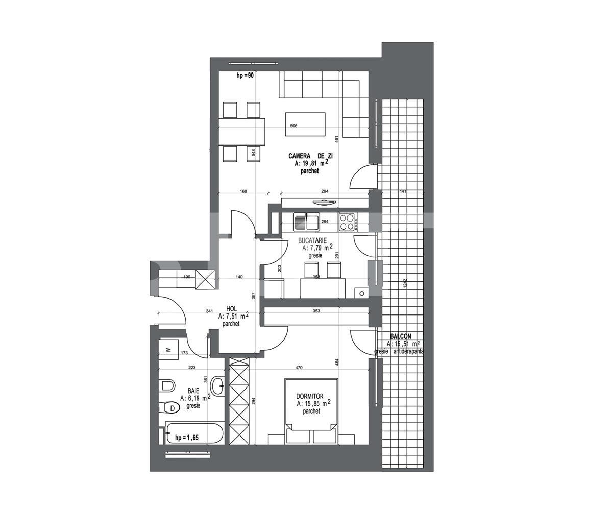 Apartament de vânzare 2 camere Bartolomeu - 62689AV | BLITZ Brașov | Poza2