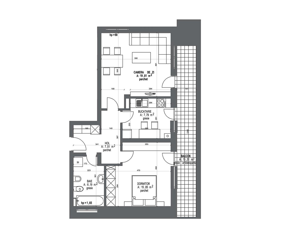 Apartament de vânzare 2 camere Bartolomeu - 62689AV | BLITZ Brașov | Poza1