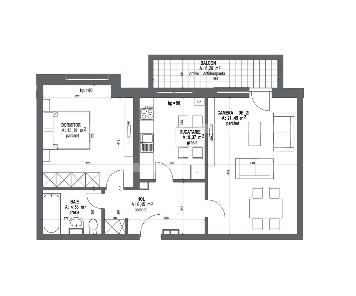 Apartament de vânzare 2 camere Bartolomeu - 62690AV | BLITZ Brașov | Poza2