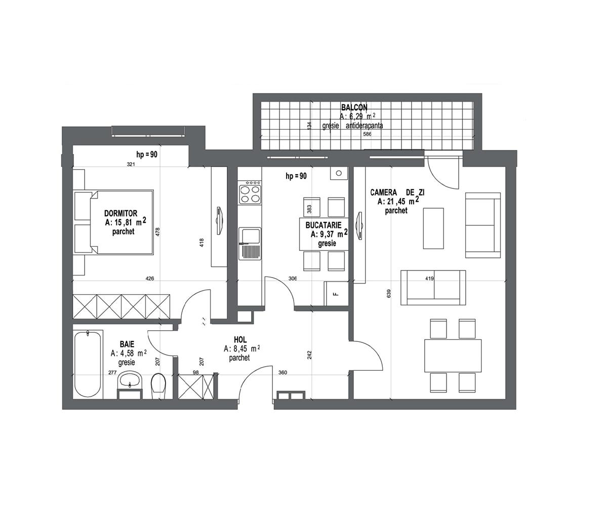 Apartament de vânzare 2 camere Bartolomeu - 62690AV | BLITZ Brașov | Poza1