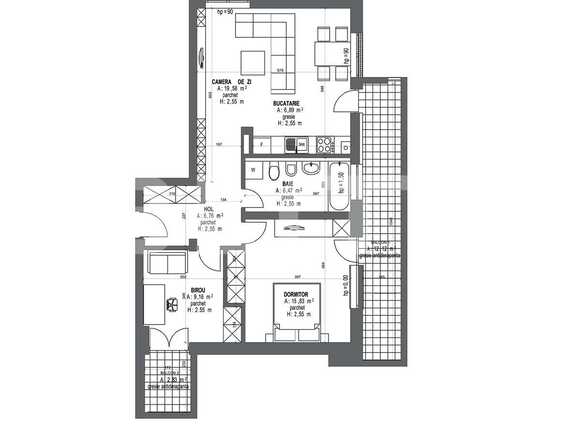 Apartament de vânzare 3 camere Bartolomeu - 62691AV | BLITZ Brașov | Poza1