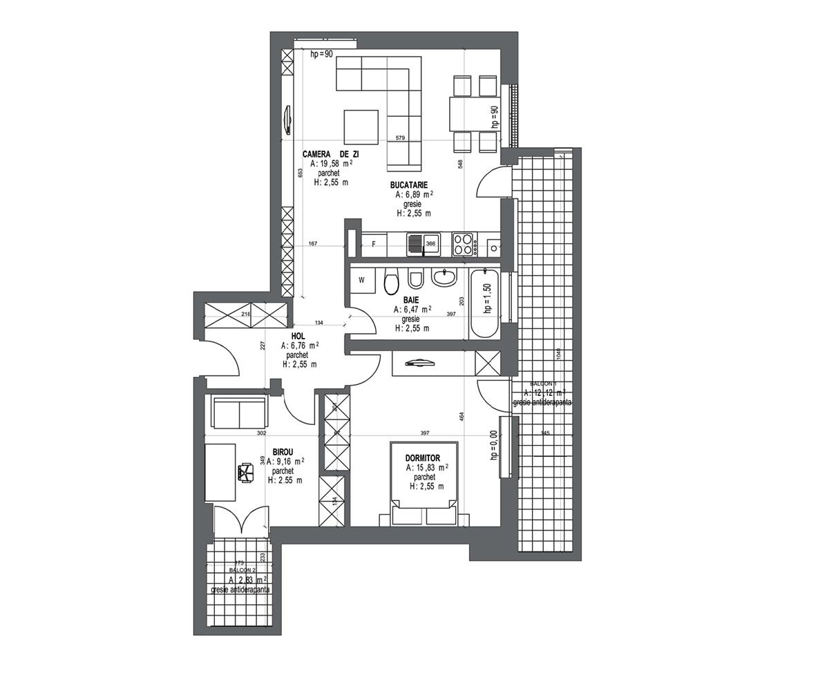 Apartament de vânzare 3 camere Bartolomeu - 62691AV | BLITZ Brașov | Poza1