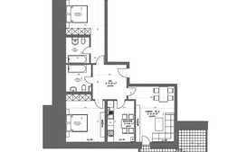 Penthouse 3 camere, 80.70 mp utili, terasa de 11.37 mp!