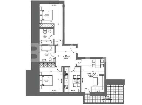 Apartament de vânzare 3 camere Bartolomeu - 62692AV | BLITZ Brașov | Poza1