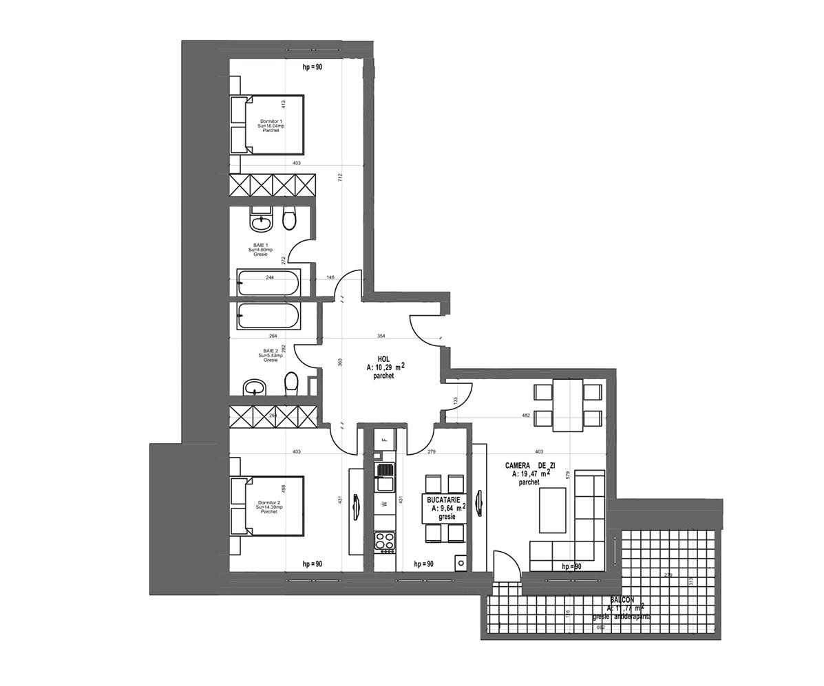 Apartament de vânzare 3 camere Bartolomeu - 62692AV | BLITZ Brașov | Poza1