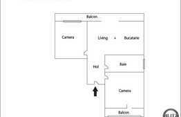 Vanzare apartament cu 3 camere, 62,5 mp utili, loc parcare, zona linistita!