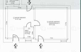 Spatiu comercial, 52 mp, acces din strada in zona Tribunalului