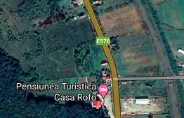 Teren intravilan 10220mp,cu front  de 68ml la drum european, in Nima