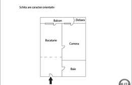 Apartament 1 camera, 35 mp,  plus balcon 7 mp, zona strazii Porii